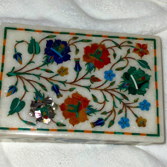 Other - Marble inlayed jewelry box/trinket